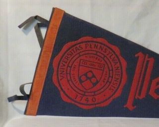 Vintage University Of Pennsylvania Quakers Pennant