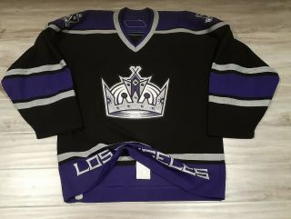 Vintage 2003 La Kings Hockey Jersey Authentic Size 52 By Reebok Unworn