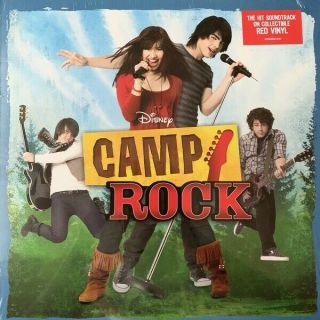 Camp Rock Soundtrack Red Colored Lp;disney Jonas Brothers Vinyl