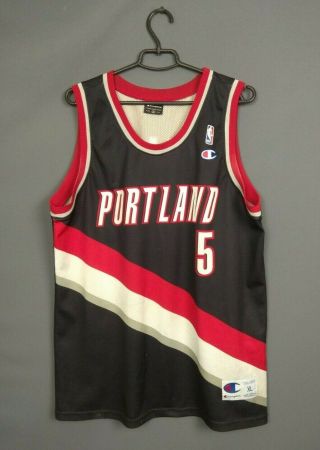 Rudy Fernandez Portland Trail Blazers Jersey Size Xl Basketball Champion Ig93
