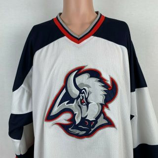 Starter Buffalo Sabres Blank Jersey Vintage 90s Nhl Hockey Sewn White Size Xl