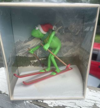 1982 Hallmark Keepsake Christmas Ornament Qx495 - 6 Muppets Kermit The Frog Skiing