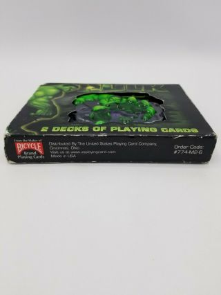 The Incredible Hulk Bicycle Playing Cards with Collector Tin Marvel 2003 3