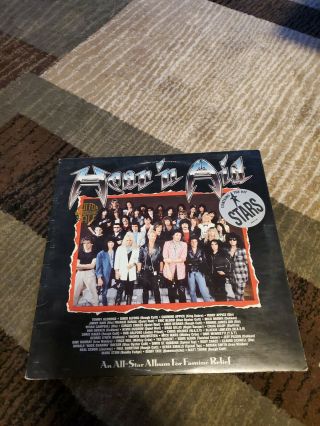 Hear N Aid Stars Vinyl Record " Promotional Not "