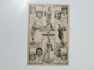Cardinals 1927 Team Picture Taylor Douthit Bill Sherdel Jimmy Ring Jim Bottomley