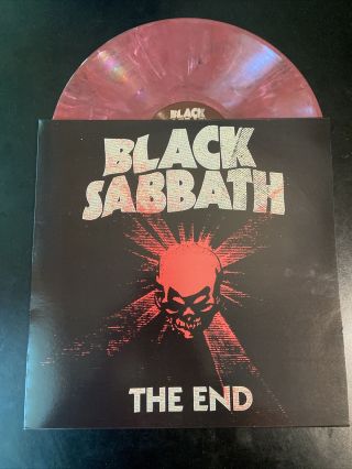 Black Sabbath The End Color Lp Limited Edition Made In Eu 2016