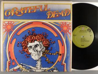 Grateful Dead Skull And Roses Psych With Sticker