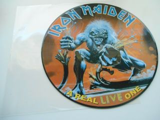 Iron Maiden - Vinyl Lp - Picture Disc - A Real Live One -