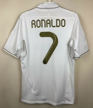 Fc Real Madrid 2011\2012 Home Football Jersey Camiseta Soccer Shirt 7 Ronaldo