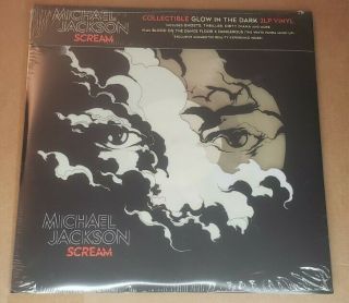 Michael Jackson Scream Collectible Glow In The Dark Double Vinyl [2lp] Album