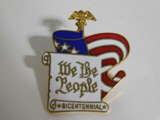 We The People Bicentennial Lapel Pin