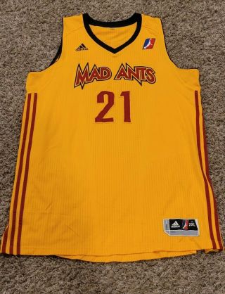 Fort Wayne Mad Ants G League 2013 - 14 Official Game Jersey Darnell Lazar Cmu 2xl2