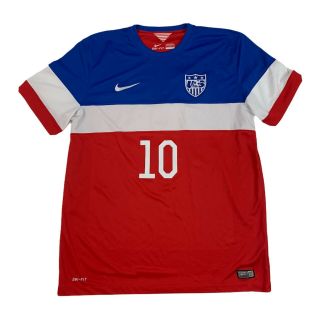 10 Landon Donovan Nike National Usa Soccer Futbol Jersey 2014 Size Large