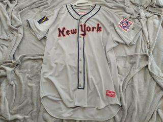 Rawlings Mlb 1939 York Knights Roy Hobbs 9 Xl/sz52 Jersey Yankees Mets