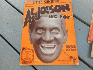 Al Jolson In Big Boy; Early 30 
