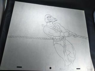 Vintage He - Man Animation Cels Art Filmation Studios Art Drawing 80s He - Man