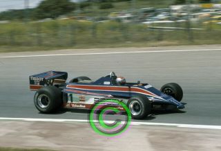 Racing 35mm Slide F1 Mario Andretti - Lotus 81 1980 Spain Formula 1