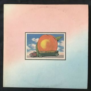 Vintage Allman Brothers Band / Eat A Peach 1972 Vg,  /vg W Insert Vinyl Album 2lp