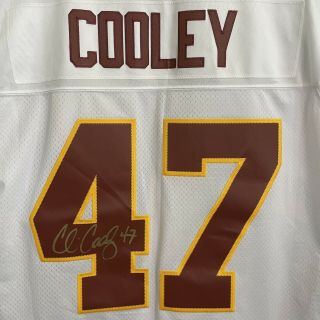 Rare Nfl Reebok Jersey Signed Chris Cooley Washington Redskins Large 47