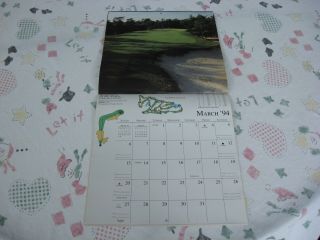Vintage 1994 Golf Digest 12 of the Most Challenging Holes in America Calendar 2