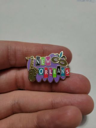 Vintage Orleans Mardi Gras Lapel Pin