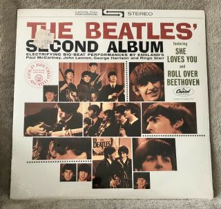 The Beatles Second Album St 2080 Vinyl Record Early 1980’s