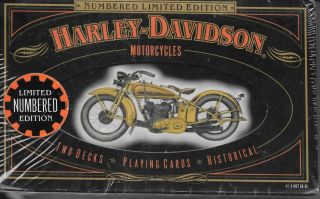 Double Deck Harley Davidson Playing Cards,  Historical