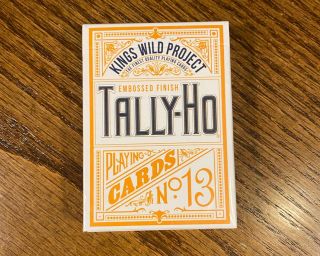 2014 Kings Wild Project Tally Ho No.  13 Playing Cards Jackson Robinson Us