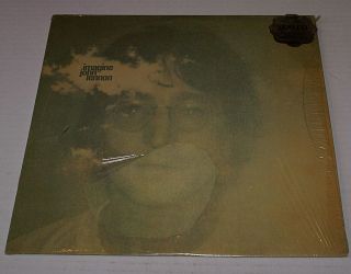 John Lennon Imagine Lp Apple Sw - 3379 Us 1971 Orig W/poster In Shrink No Cards