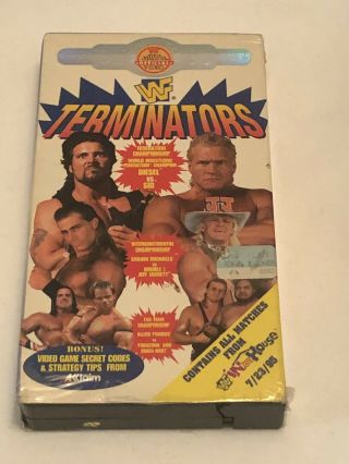 Wwf Terminators In Your House,  Extremely Rare Us Release,  Hbk,  Diesel,  Aew,  Wwe