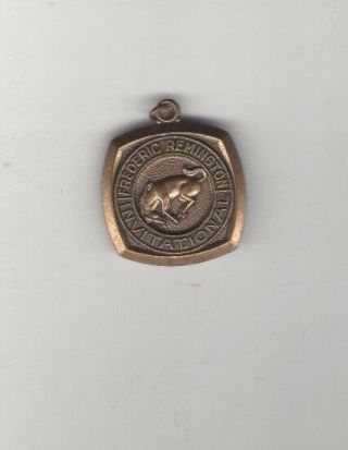 Vintage Frederic Remington Invitational Charm Pendant Fob Medal Horse