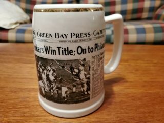 1960 Green Bay Packers Western Conference Championship Mug Vince Lombardi