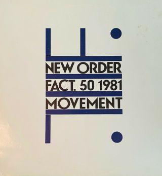 Order " Movement " Fact.  50 1981 Vinyl Nm Rare Italian Press.  Bemusic Version