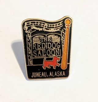 The Red Dog Saloon Juneau Alaska Enamel Lapel Pin Pinback 1 " Combine