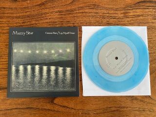 Mazzy Star Common Burn/lay Myself Down 7 " 45 Rpm Blue Color Vinyl Unplayed Ltd