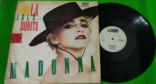 Madonna ‎– La Isla Bonita Vinyl,  12 ",  45 Rpm,  1987 Escasa Edicion Fediscos Ecua