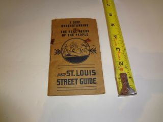 1937 St Louis Street Guide A Deep Understanding Of The Real Needs Unique