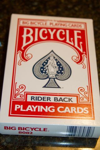 Big Bicycle 8082 Red Playing Cards Rider Back Nwt Restoration Hardware