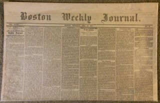 1866 Newspaper/execution By Hanging Report/pick Pocket Crimes