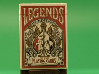 1 Deck Legends V1 Playing Cards - Red