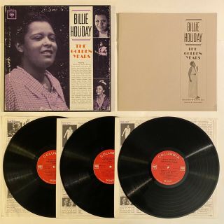 Billie Holiday The Golden Years 3 Lp Vinyl Box Set Og 1962 Us Mono Book Jazz Ex
