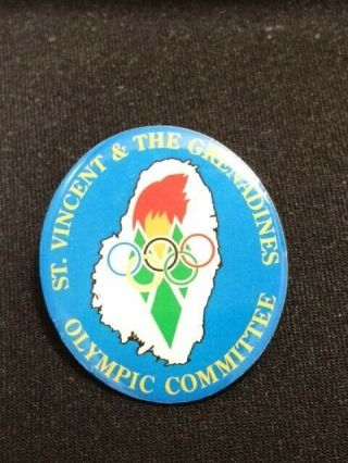 St.  Vincent & The Grenadines Olympic Committee Pin Noc Olympic Pin
