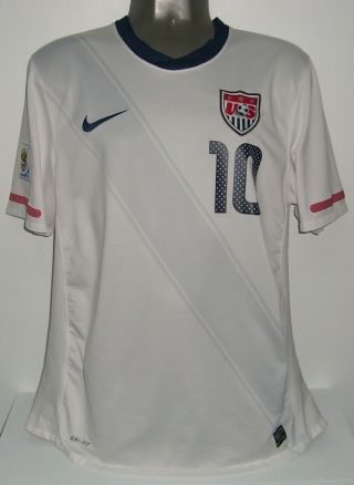 Nike Usa Us Soccer Wc2010 Home Donovan Xl Jersey Shirt