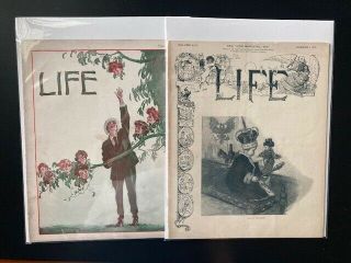 Two Vintage Life Magazines From 1905
