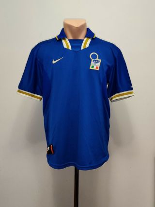 Football Shirt Soccer Fc Italy Italia Home 1996/1997 Nike Jersey Men 