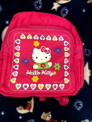 Sanrio Vintage Hello Kitty Red Backpack From 1994