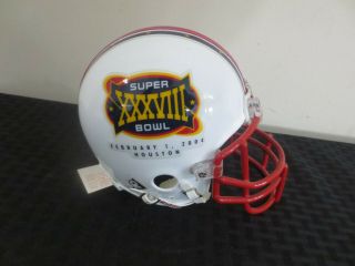Bowl Xxxviii 2004 Mini Helmet Patriots/panthers