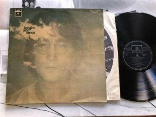 John Lennon - Imagine Lp Parlophone South Africa Pressing Inner,  Poster Beatles