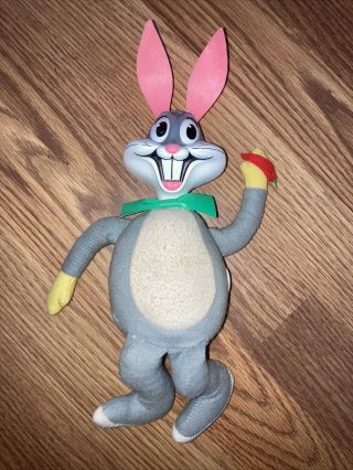 Vintage Mattel Talking Bugs Bunny Pull String Toy / Plush 1971
