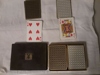 Vintage Playboy Playing Cards (2 Decks)